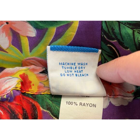 OP Ocean Pacific Sunwear 90s Y2K Drawstring Hawaiian Sleep Shorts Size Large - Picture 3 of 5